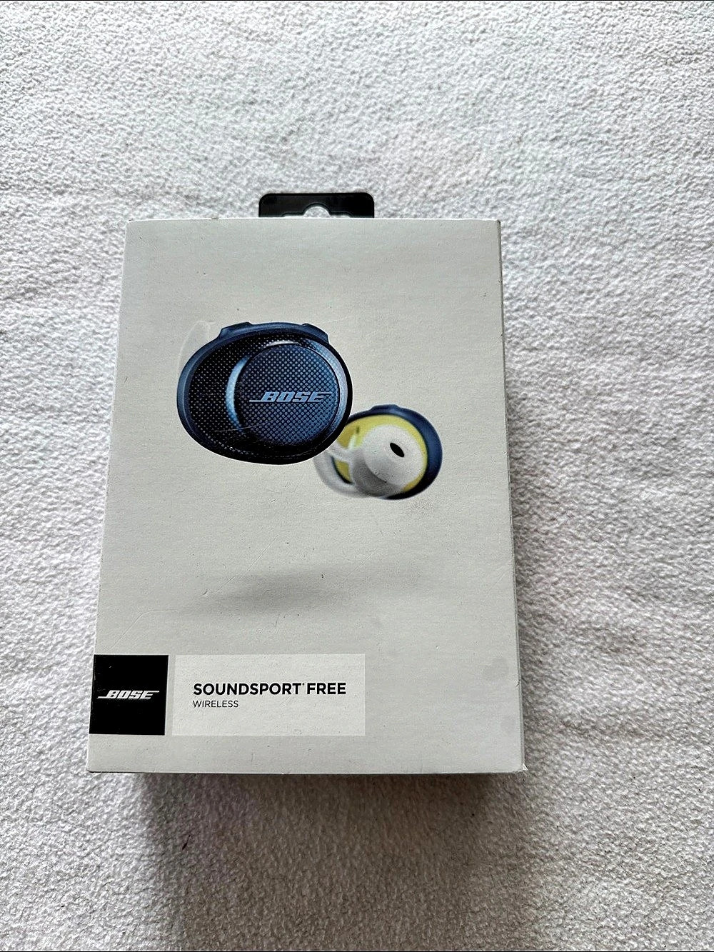 Bose SoundSport Free Wireless Earbuds in Black & Yellow Like New